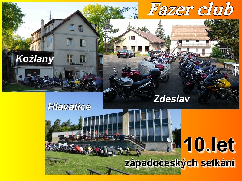 Pozvánka na 10. západočeské setkání  Fazer Clubu ČR   „ZDESLAV 2017“